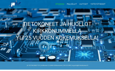 jk-tietokoneet.fi screenshot