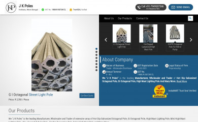 jkpoles.co.in screenshot