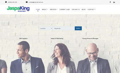 jkrecruit.com.au screenshot