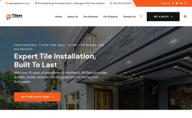 jmtilers.co.nz screenshot