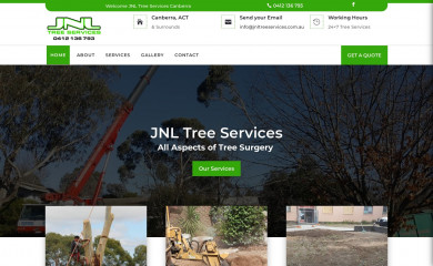 jnltreeservices.com.au screenshot