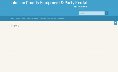 jocoequipmentrental.com screenshot