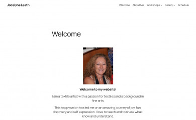 jocelyneleath.com screenshot