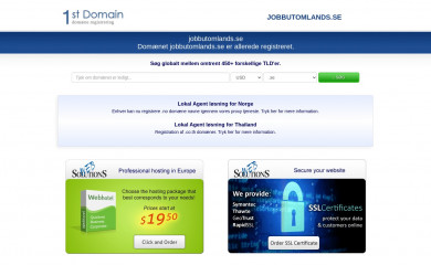 jobbutomlands.se screenshot