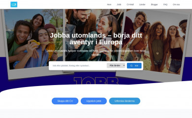 jobbutomlands.se screenshot