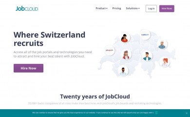 jobcloud.ch screenshot