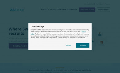 jobcloud.ch screenshot