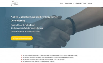 jobcoach-beyer.de screenshot