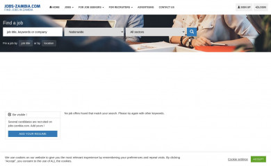 jobs-zambia.com screenshot