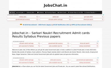 http://jobschat.in screenshot