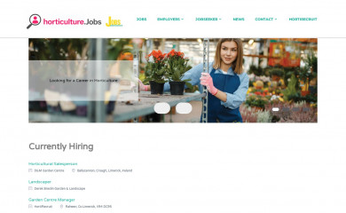 jobsinhorticulture.ie screenshot