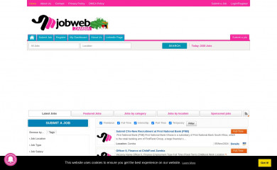 jobwebzambia.com screenshot