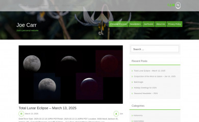 joecarr.ca screenshot