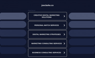 joeclarke.co screenshot