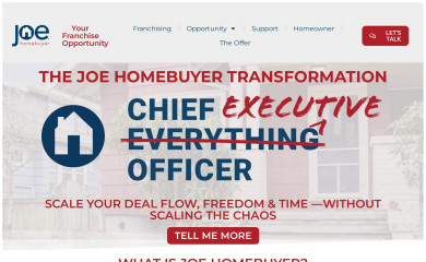 joehomebuyerfranchising.com screenshot