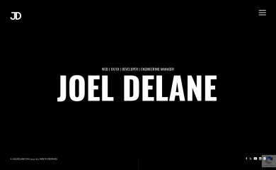 joeldelane.com screenshot