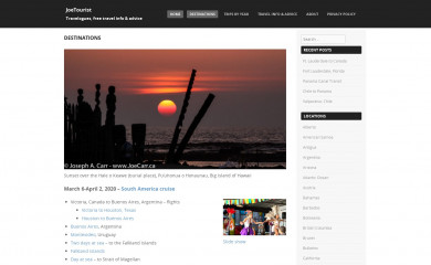 joetourist.ca screenshot