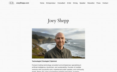joeyshepp.com screenshot