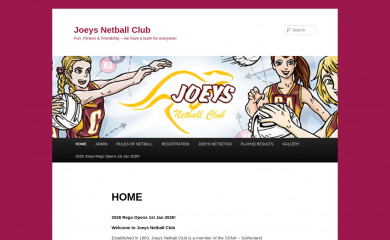 joeysnetball.com.au screenshot