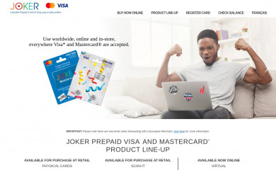 jokercard.ca screenshot