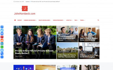 johnhornbeck.com screenshot