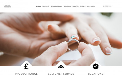 johnrosejewellers.com screenshot