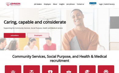 johnsonrecruitment.com.au screenshot