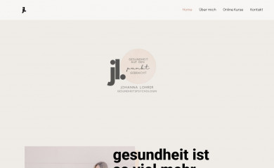 johanna-lohrer.de screenshot