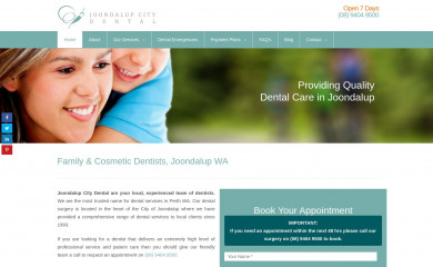 joondalupcitydental.com.au screenshot