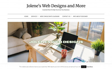 joleneswebdesigns.com screenshot