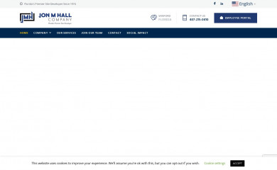 jonmhallcompany.com screenshot