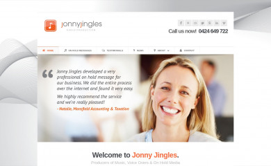 jonnyjingles.com.au screenshot