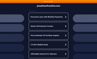 jonathanfrantini.com screenshot