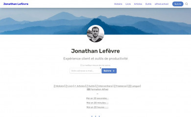 jonathanlefevre.com screenshot