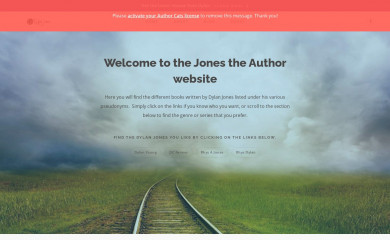 jonestheauthor.com screenshot