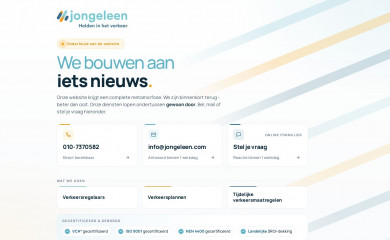 jongeleen-infra.nl screenshot