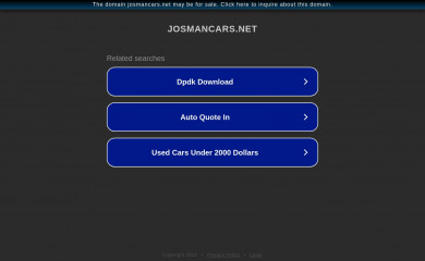 josmancars.net screenshot
