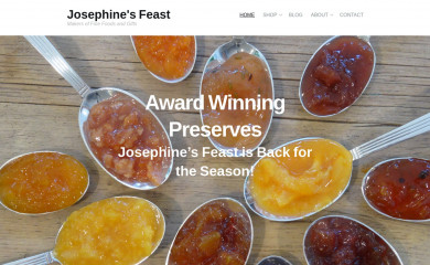 josephinesfeast.com screenshot