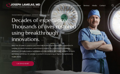 josephlamelasmd.com screenshot