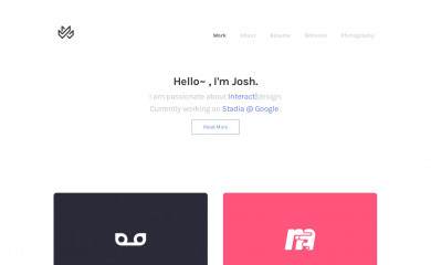 joshglucas.com screenshot