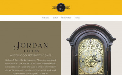 jordanclocks.com screenshot