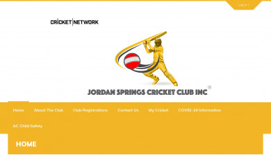 jordanspringscricketclub.com.au screenshot