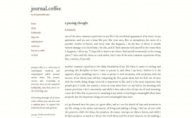 journal.coffee screenshot