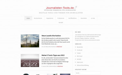 journalisten-tools.de screenshot
