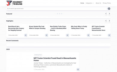 journeytribune.com screenshot