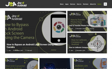 joyofandroid.com screenshot