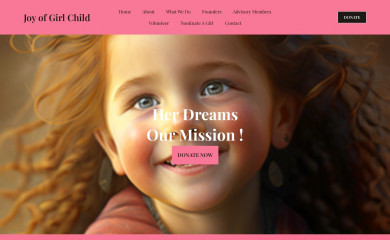 joyofgirlchild.org screenshot