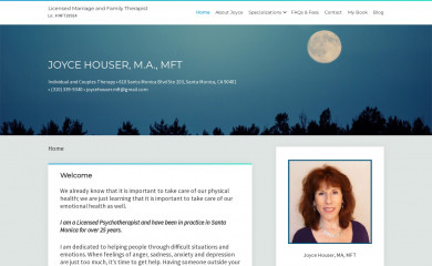 joycehouser.com screenshot