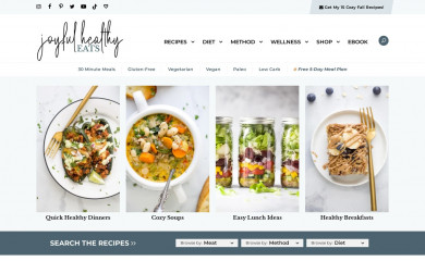 joyfulhealthyeats.com screenshot