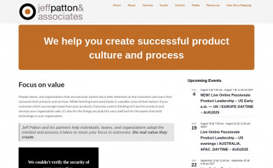 jpattonassociates.com screenshot